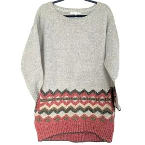 Victoria's Secret fair isle knit sweater medium